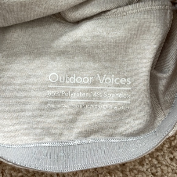 Outdoor Voices Oatmeal Crop Tank - Picture 4 of 4